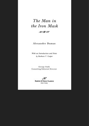 [The D'Artagnan Romances 3.40] • The Man in the Iron Mask